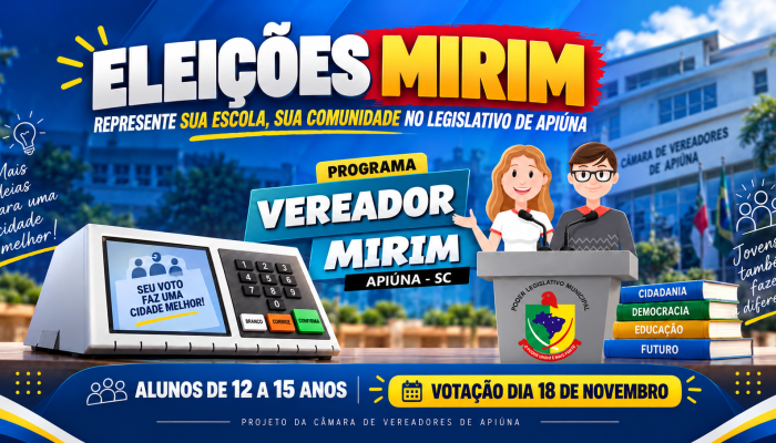 Eleições Mirim_ Jovens Transformam Apiúna