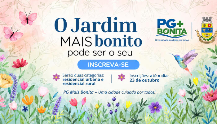 O Jardim Mais Bonito_ Campanha Floral