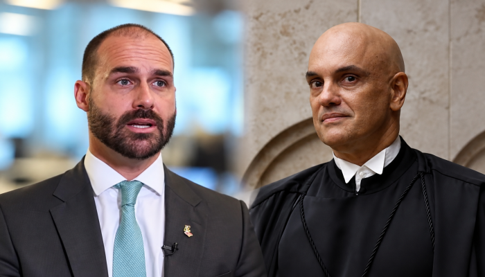 Retrato jornalístico de dois homens formais